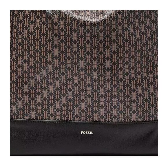 S Fossil Elina Large Convertible Backpack Black Brown SHB2985015 NWT $330 Retail